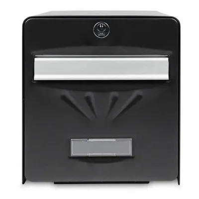Immagine prodotto di Cassetta per le lettere Burg-Wachter 28 x 36,5 x 31 cm cristallo nero acciaio inox acciaio zincato