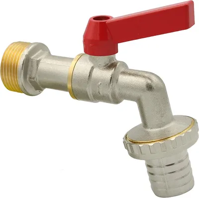 Produktbild von Messing Kugelauslaufhahn 1" flacher Griff