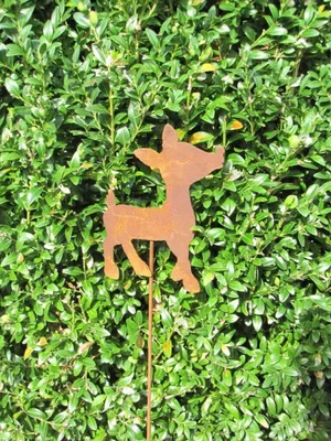 Produktbild von Edelrost Gartenstecker Rentier Rudolf