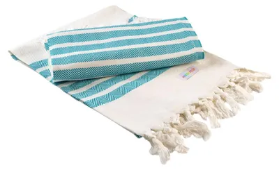 Productafbeelding van ARTG - "Hamamzz Dalaman" handdoek LT3944 (one size) (wit/benzinekleur)