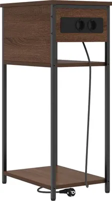 Obrázek produktu pro Noční skříňka Hnědý dub 41 x 28 x 76 cm kompozitní dřevo