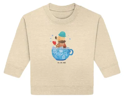Produktbild von Mr. & Mrs. Panda Organic Baby Pullover Nachtfalter Schaumbad 6. - 12. Monat - Natural Raw - Geschenk, Träumen, Tasse, WC, Ziele, Bullover, Lustige Sprüche, Baden