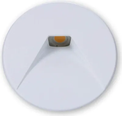 Produktbild von ISOLED Cover Aluminium rund 2 weiß für Wandeinbauleuchte Sys-Wall68
