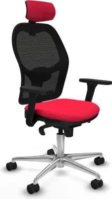 Produktbild von Bürostuhl mit Kopfstütze Jorquera Piqueras y Crespo 3D086N2 Rot