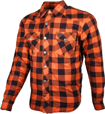 Produktbild von GMS Jaguar Motorrad Hemd, schwarz/orange, L