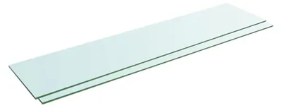Produktbild von Wandregale aus Glas, 2er Set, transparent, 110 x 25 cm