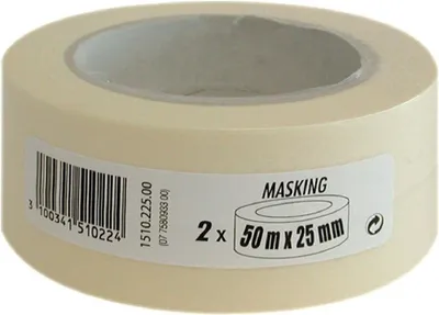 Image de Ruban de masquage lisse 50 x 25 L (m) x L (mm)