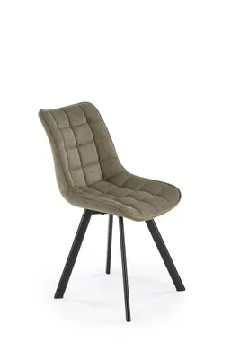 Immagine prodotto di Sedia K549, gambe - nero, seduta - verde oliva