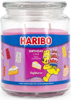 Image de Birthday Cake - Bougie parfumée 510g de Haribo