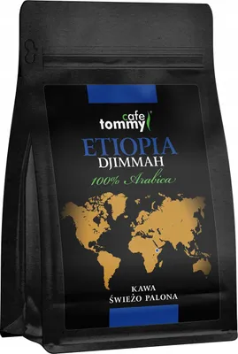 Immagine prodotto di Chicchi di caffè 100% Arabica, appena tostati, Etiopia, Djimmah, 250 g