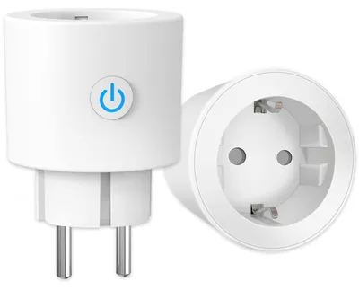 Productafbeelding van Slimme Stekker 16A met Energieterugmelding - Compatibel met Alexa en Google Assistant