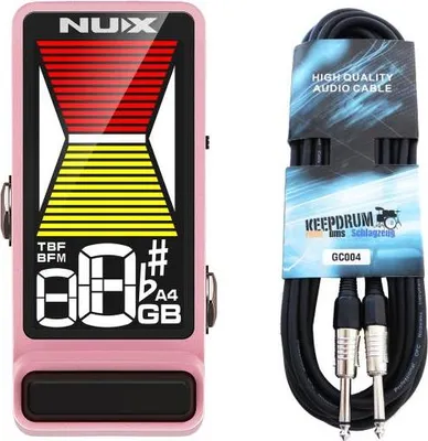 Image de Accordeur Nux NTU-3 MKII Flow Tune Pink avec câble
