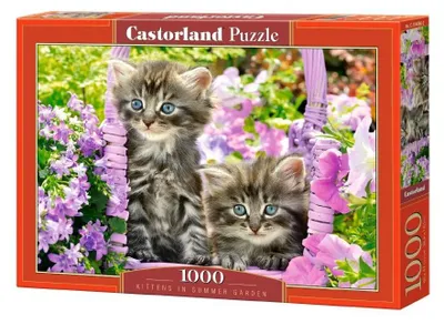 Immagine prodotto di Puzzle 1000 pezzi Gattini nel Giardino 104086