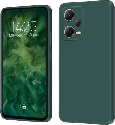 Produktbild von Liquid Silikon Hülle für Xiaomi - Farbe: Grün - Modellkompatibilität: Für Xiaomi Redmi Note 12 5G