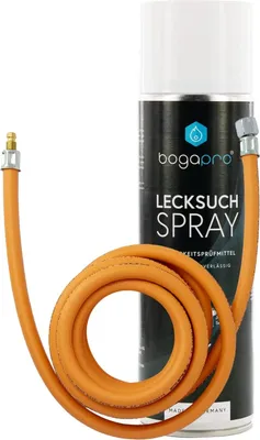 Produktbild von GOK Gasschlauch für Steckkupplungen + Bogapro Lecksuchspray, Länge/Grösse:100 cm