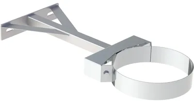 Produktbild von Jeremias DW-ECO 2.0 Edelstahl Schornstein Ø 180mm verstellbare Wandhalterung 250-360mm doppelwandig Abgassystem für Öl Gas Festbrennstoffe