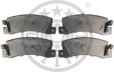 Produktbild von OPTIMAL Bremsbeläge Satz Hinten Bremsklötze für TOYOTA CELICA (ST20, AT20) BP-09807