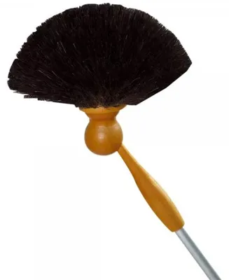 Produktbild von Bürstenhaus Redecker Spinnfeger aus Rosshaar mit Stiel (120cm)