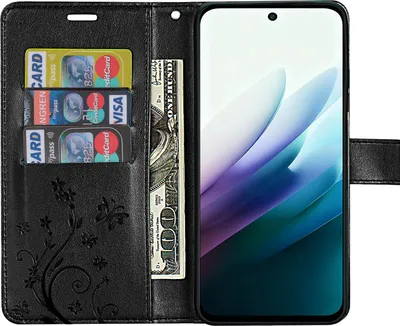 Produktbild von Hülle für Xiaomi Redmi 15 4G / 5G Handy Tasche Handyhülle Wallet Case Flip Cover Schwarz