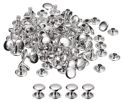 Productafbeelding van 100 Sets Doppelkappen Nieten voor Lederhandwerk en DIY-projecten
