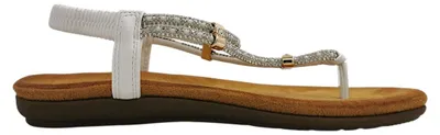 Imagen del producto de 2 Go Fashion: Sandalias blancas para mujer, estilo casual