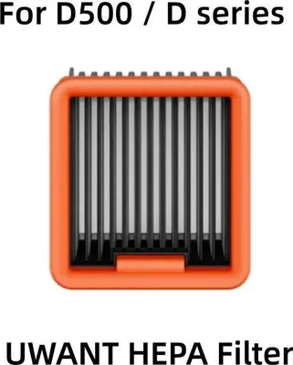 Zdjęcie produktu dla Akcesoria do odkurzaczy D500 – filtr HEPA – filtr zamienny – ABS – jasnożółty