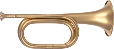 Produktbild von Jagdhorn LB250G, B-Horn, aus vergoldetem Messing für Marschkapellen und Zeremonien