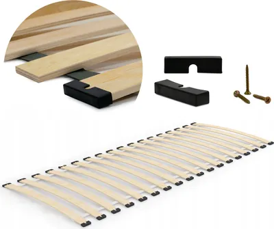 Produktbild von Rolovací rošt 100 x 200 cm s pružinovými latami vyrobenými z odolnej břízovej skrutky. Ideálne pre váš spálňu!