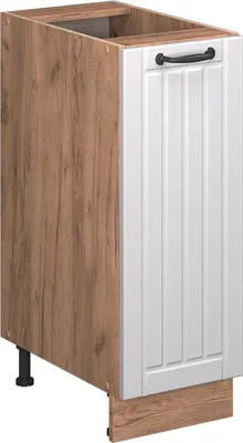Produktbild von Apothekerschrank Vicco Fame-Line Weiß Landhaus 30 cm ohne Arbeitsplatte, Model 57152