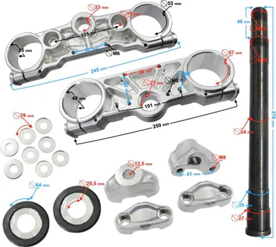 Immagine prodotto di Supporto manubrio NXT250 L