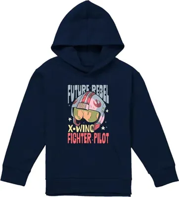 Produktbild von Star Wars - "Future Rebel" Kapuzenpullover für Kinder TV23914 (116) (Marine)