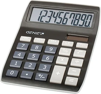 Produktbild von GENIE Tischrechner 840BK schwarz 10-stellig