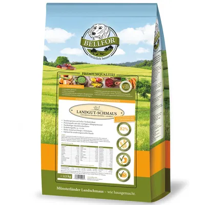 Produktbild von Bellfor Landgut-Schmaus - Insektenprotein - Hypoallergenes Trockenfutter Getreidefrei 2,5 kg