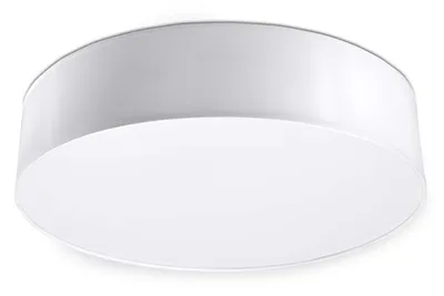 Zdjęcie produktu dla Plafon okrągły ARENA biały 3xE27x40W tworzywo sztuczne wym:12x45x45cm IP20 Sollux Lighting