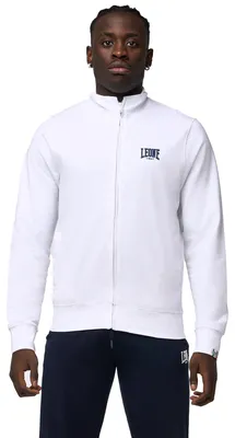 Image de Sweat-shirt pour homme à col et fermeture éclair, non molletonné, Leone Basic