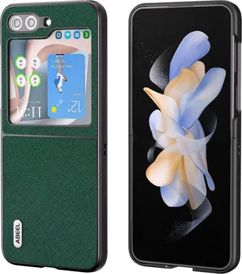 Produktbild von König Design Hülle kompatibel mit Samsung Galaxy Z Flip5 5G Kunststoff Soft Handyhülle - Handy Case Grün