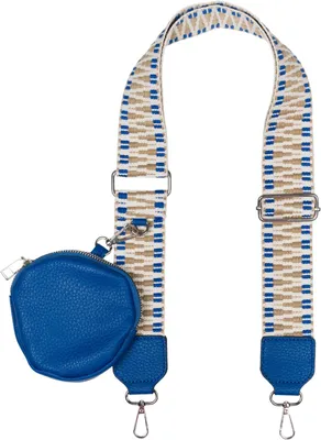 Produktbild von styleBREAKER Taschen Schulterriemen verstellbar Zick-Zack Muster mit kleiner Börse, Wechsel Taschengurt, Handyband, Handykette 02013036