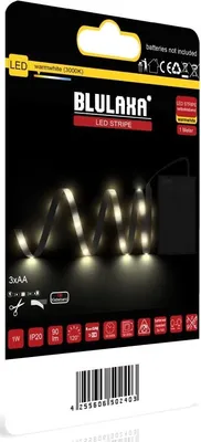 Immagine prodotto di Striscia LED BLULAXA, 1 m, 1 W, 3000 K, funzionamento a batteria