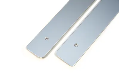 Produktbild von IHC 38mm 650 mm Endleiste Winkelleiste Seiteleiste Arbeitsplatte mit Löcher links+rechts