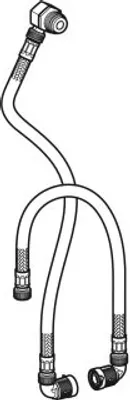 Produktbild von Geberit 241669001 Wasseranschlussset, zu UR-Steuerung