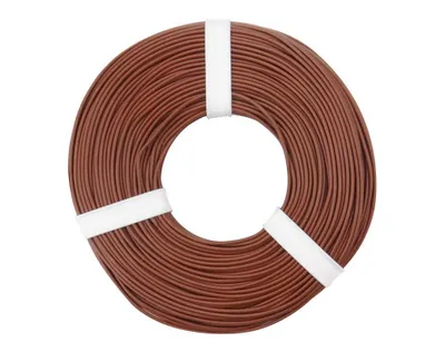 Produktbild von Kupferschalt Litze 0,25 mm² / 50 m / braun