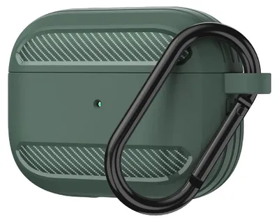 Obrázok produktu pre Techsuit Carbon Silicone puzdro pre AirPods 3 – zelené