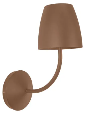 Image de LEDS C4, applique extérieure - 10 W, lumière blanc chaud, 539 lm, indice de protection IP54, couleur marron