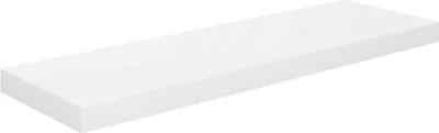 Produktbild von vidaXL Schweberegal Hochglanz-Weiß 80x23,5x3,8 cm MDF