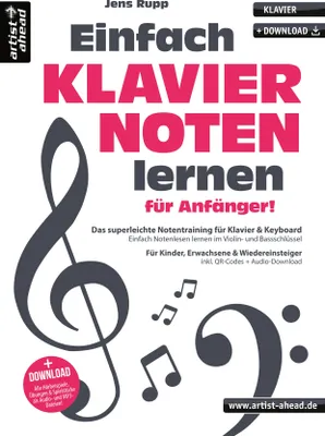 Produktbild von Einfach Klaviernoten lernen für Anfänger!