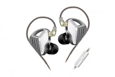 Imagen del producto de Auriculares KZ ZVX con micrófono (plateado)
