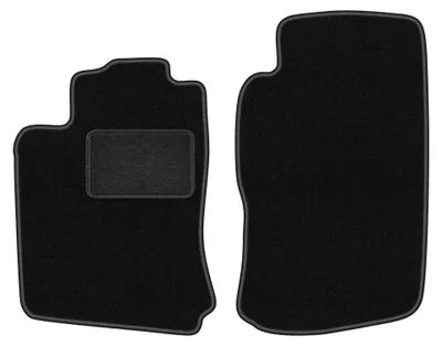 Obrázok produktu pre Predné velúrové koberce pre: Opel Vectra B 1996-2001 (hatchback/sedan/kombi) – 2 ks, čierne, na mieru – Wielganizator LUX
