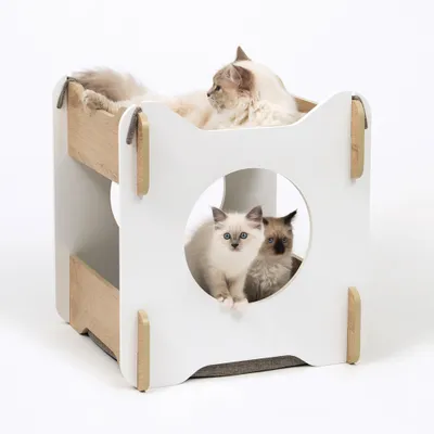 Produktbild von Katzenhaus Catit Vesper Cabana | 50X50X53Cm | Weiß | Relax-Oase Für Katzen
