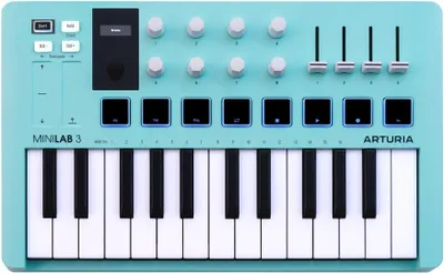 Obrázek produktu pro Arturia MiniLab 3 Aquamarine MIDI keyboard