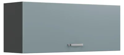 Obrázek produktu pro Věšák na stěnu Vicco R-Line Modrošedá/Antracit 100 cm Plochý, Model 63170